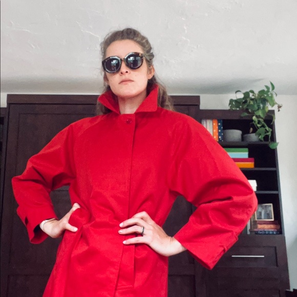 Burberry Single Breasted Long Line Car Coat Trench - 8 long